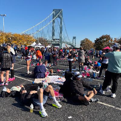 Runners from all over the world race in the NYC Marathon
