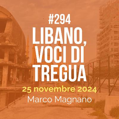 #294 - Voci di tregua in Libano