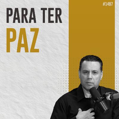 #1497: PARA TER PAZ #1497: PARA TER PAZ
