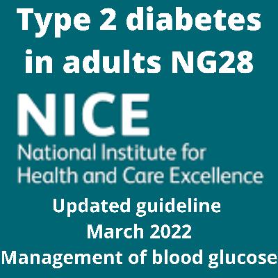 2022 updated NICE guideline on Type 2 diabetes in adults