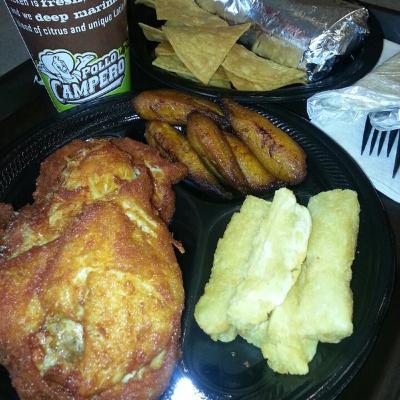 Dinner At Pollo Campero In MacArthur Park -- Los Angeles