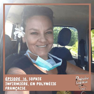 Sophie, infirmière en Polynésie Française.