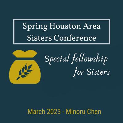 01 - Special Fellowship for Sisters - Spring Houston Area Sisters Conference 01 - Special Fellowship for Sisters - Spring Houston Area Sisters Conference