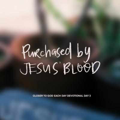 Purchased by Jesus' Blood