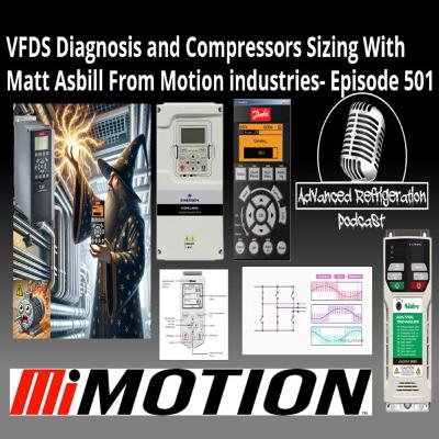 VFDS Diagnosis and Compressors Sizing With Matt Asbill From Motion industries- Episode 501 Part 2 Video