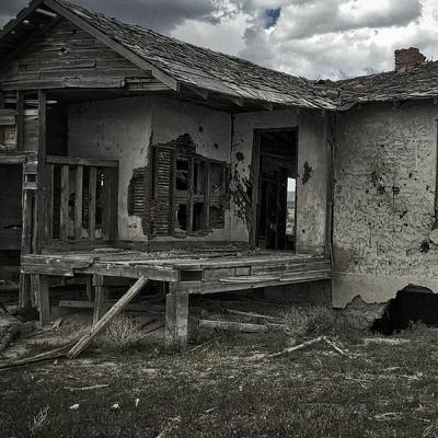La maison abandonnée.