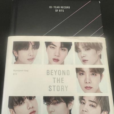 The last part of reading out loud the book of BTS beyond the story