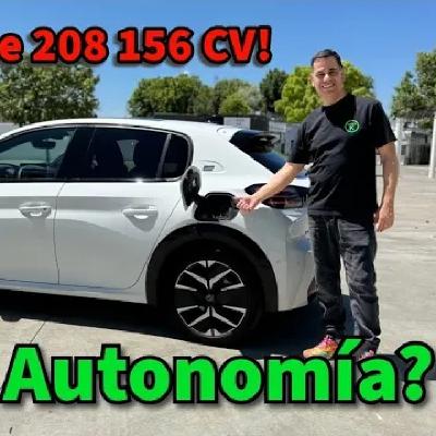 ¿Habrá mejorado su autonomía?. Nuevo Peugeot 208 eléctrico 156 CV y 54 kWh de batería