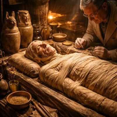 سائق تاكسي يفك سر تحنيط الفراعنة سائق تاكسي يفك سر تحنيط الفراعنة