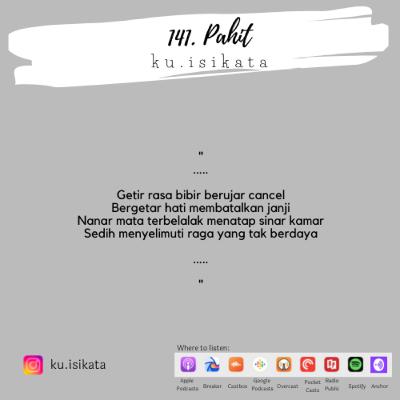 141. Pahit
