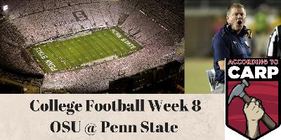 Episode 043: College Football Week 8 Preview and the Buckeyes heads to The Beave at night Episode 043: College Football Week 8 Preview and the Buckeyes heads to The Beave at night