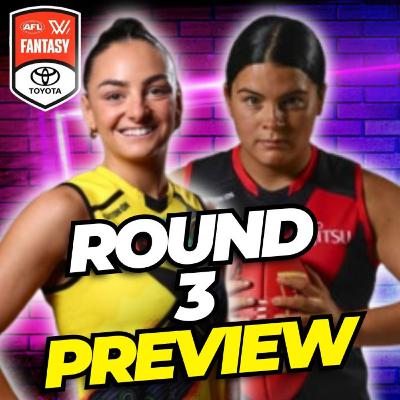 Round 3 Pre-Lockout Chat w/ @FreeKickJono | AFLW Fantasy 2025