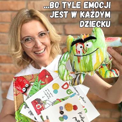 Kolorowy potwór książka pop-up dla dzieci 3-6 lat z maskotką Kolorowy potwór książka pop-up dla dzieci 3-6 lat z maskotką
