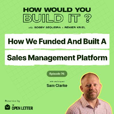 How To Get Funded And Build A Sales Management Platform | Sam Clarke | Skynamo How To Get Funded And Build A Sales Management Platform | Sam Clarke | Skynamo