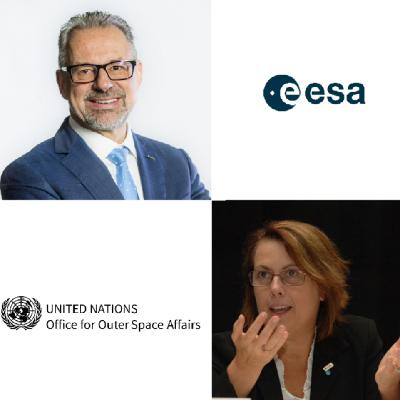 ESA & UNOOSA talk trash: Directors Josef Aschbacher and Simonetta di Pippo in conversation