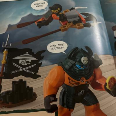 Lego Ninjago, Masters of Spinjitzu, build your own adventure, book chapter 3 sky pirates