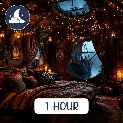 Pirate Cove ASMR Ambience | Relaxing Ocean Sounds for Sleep & Study