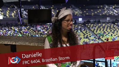 Danielle from FRC 6404, Brazilian Storm