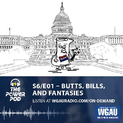 The Power Pod S6/E01 – Butts, Bills, and Fantasies The Power Pod S6/E01 – Butts, Bills, and Fantasies