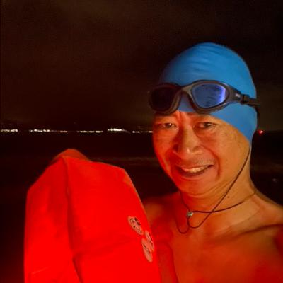 Graham Joe on capturing sunrises, providing hot food for cold swimmers, and swimming under the stars