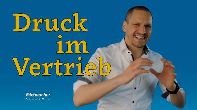 Druck im Vertrieb