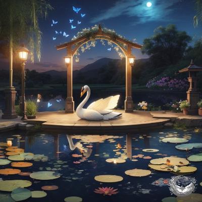 Il Cigno sul Laghetto: Storia Rilassante, Atmosfera Incantata e Armonia Notturna