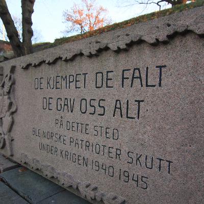 Krigens sabotører - på Akershus festning Krigens sabotører - på Akershus festning