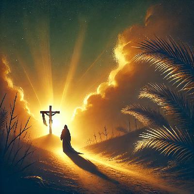 Walking to the cross