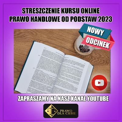Kurs z podstaw prawa handlowego online 2023