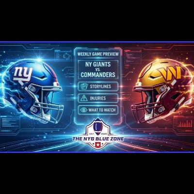 Week 13 Preview- Giants V Commanders Week 13 Preview- Giants V Commanders
