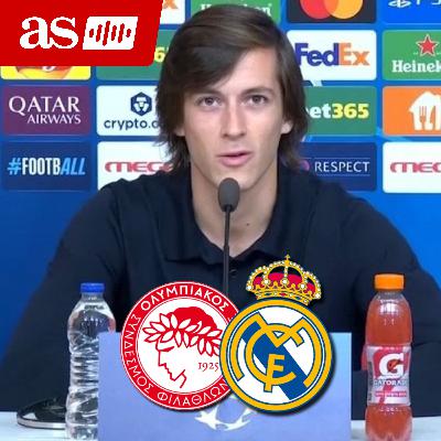 Álvaro Carreras, rueda de prensa completa previa al Olympiakos vs Real Madrid de la Champions League