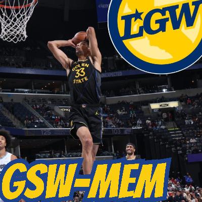 HONEST RECAP Grizzlies-Warriors: back to execution+pace, Will Richard everywhere (5 assists in 6 minutes), Malevy Leons' long arms on defense, does Moses Moody have Killa Klay instinct now?