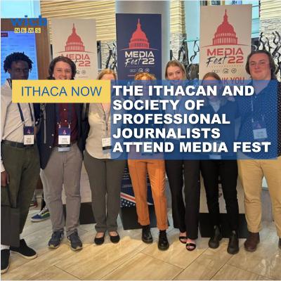 The Society of Professional Journalists and The Ithacan attend Media Fest 2022