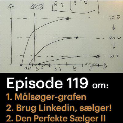 #119 Den Perfekte Sælger II + Linkedin-salg + Målsøger-grafen