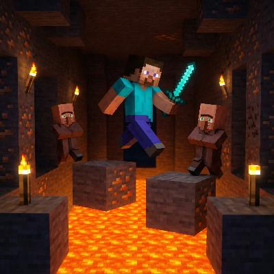 12. Parkour Over the Lava