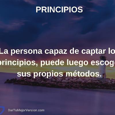 Principios antes que practicas