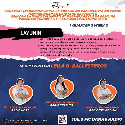 Filipino 9 - Sanaysay