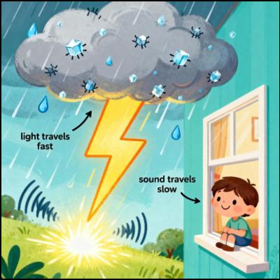 Flash then Boom - What is Thunder and Lightning