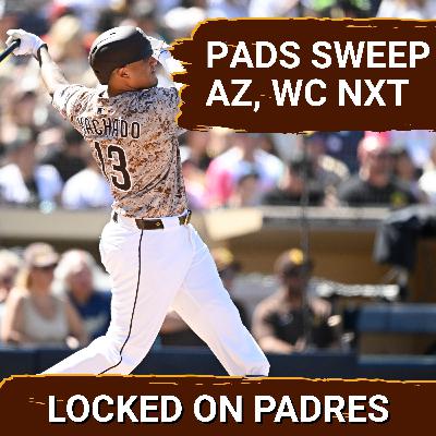 PADRES POSTCAST: OFFENSE GOES OFF, San Diego PADRES RIP AZ D'BACKS 12-4 to End Season, Playoffs Next