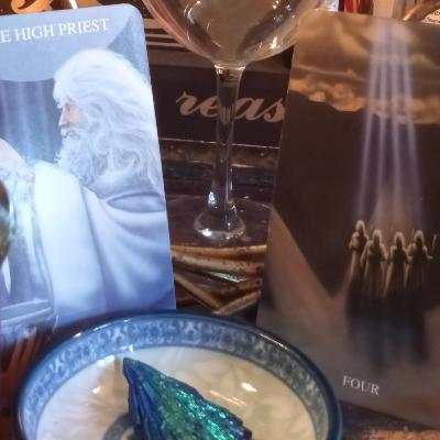 ☕️Coffee Tea Tarot Heirophant and 4 Swords-S1:EP81