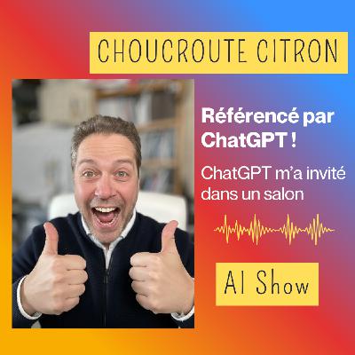 Incroyable ChatGPT m’a invité au salon Tech For Retail pour réaliser un podcast. Incroyable ChatGPT m’a invité au salon Tech For Retail pour réaliser un podcast.