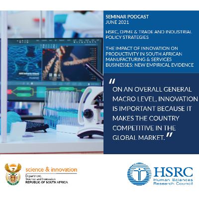 The impact of innovation on productivity in South African manufacturing and services businesses: New empirical evidence - HSRC Seminar