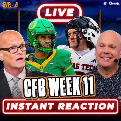 SVPod: CFB Week 11 INSTANT REACTIONS: Texas Tech DOMINATES + Oregon and Indiana SURVIVE
