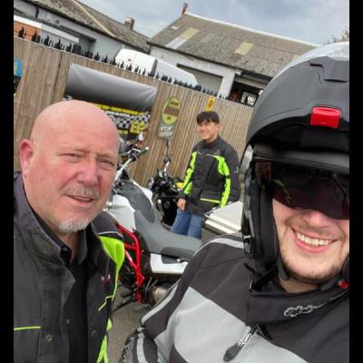 Motorcycle Radio,  Episode 1  Ian Richardson, founder and regular Podcast host is interviewed by Michael Hill.