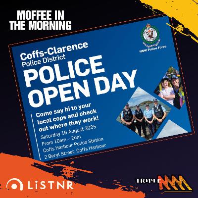 Coffs Clarence Police Open Day This Saturday - Moffee Chats to Insp Ben Atkinson