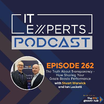 EP262 - The Truth About Transparency - How Sharing Your Goals Boosts Performance with Stuart Warwick and Ian Luckett EP262 - The Truth About Transparency - How Sharing Your Goals Boosts Performance with Stuart Warwick and Ian Luckett