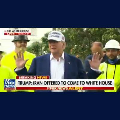 6/18/2025 - Trump Flag & Pole Comms! Iran wants to negotiate! Unconditional Surrender!