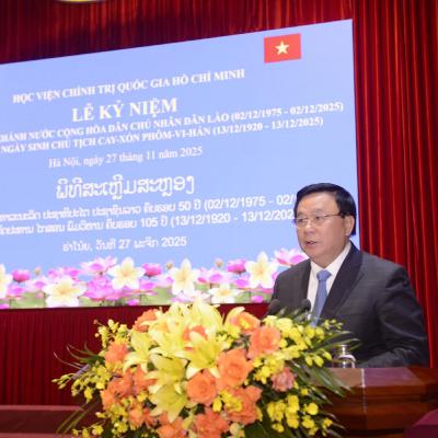 Tin trong nước - Kỷ niệm 50 năm Quốc khánh nước CHDCND Lào và 105 năm ngày sinh Chủ tịch Cay-xỏn Phôm-vi-hản