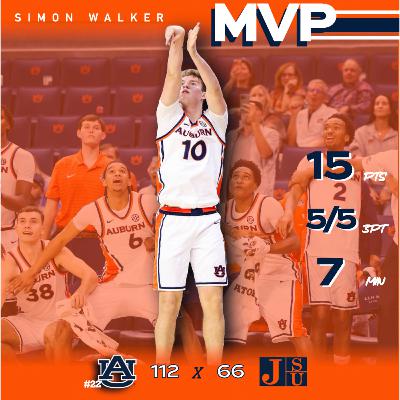 5.7 #22 Auburn Blows out Jackson State 112-66