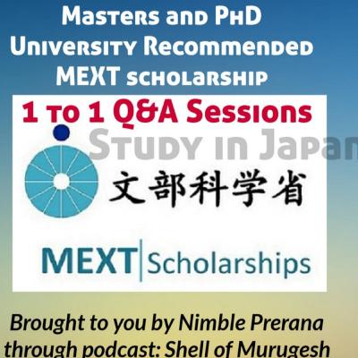 MEXT Scholarship for Master's And PhD Studies in Japan🇯🇵